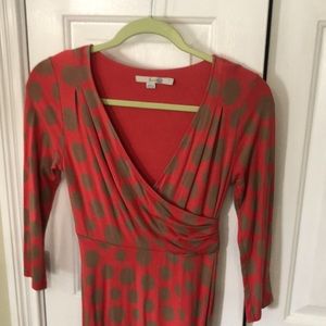 Boden Red Polka Dot Dress